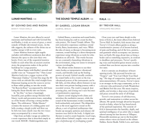 LA Yoga Magazine Album Review